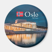 Oslo Opera House Magnet (Vorne)