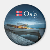 Oslo Opera House Magnet (Vorne)