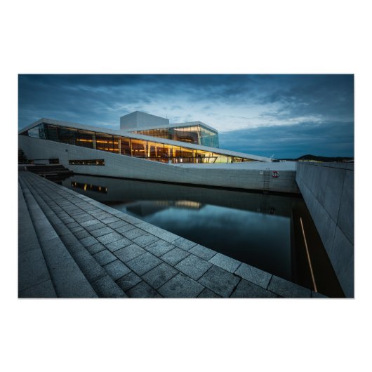 Oslo Opera House Poster (Vorderseite)