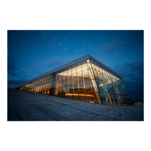 Oslo Opera House Poster (Vorderseite)