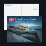 Oslo Opera House Postkarte<br><div class="desc">Foto des Opernhauses in Oslo - die Norwegische Staatsoper und Ballett. Foto © Sebastian Wurm.</div>