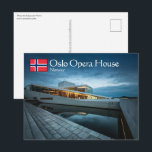 Oslo Opera House Postkarte<br><div class="desc">Foto des Opernhauses in Oslo - die Norwegische Staatsoper und Ballett. Foto © Sebastian Wurm.</div>