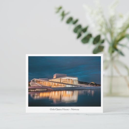 Oslo Opera House Postkarte (Stehend Vorderseite)