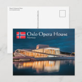 Oslo Opera House Postkarte (Vorne/Hinten)
