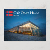 Oslo Opera House Postkarte (Vorderseite)
