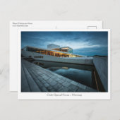 Oslo Opera House Postkarte (Vorne/Hinten)