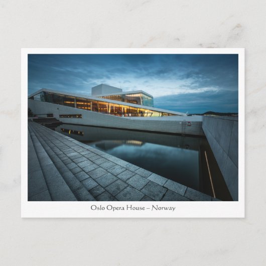 Oslo Opera House Postkarte (Vorderseite)