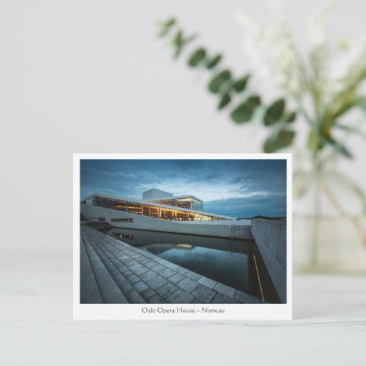 Oslo Opera House Postkarte (Stehend Vorderseite)