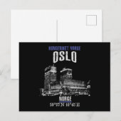 Oslo Postkarte (Vorne/Hinten)