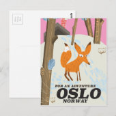 Oslo Postkarte (Vorne/Hinten)