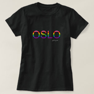 Oslo Pride T - Shirt Regenbogenflagge