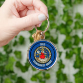 Oslo Round Emblem Schlüsselanhänger (Hand)