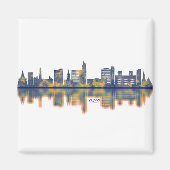 Oslo Skyline Magnet (Vorne)