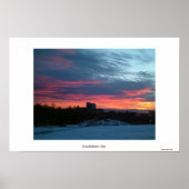 Oslo Sunset Poster (Vorne)