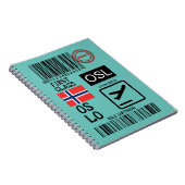 Oslo-Tag Notizblock (Rechte Seite)