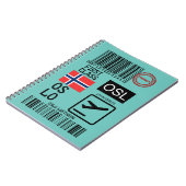 Oslo-Tag Notizblock (Linke Seite)