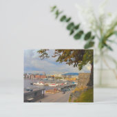 Oslo Ufer und Hafen Postkarte (Stehend Vorderseite)