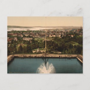 Oslo vom St Hanshaugen Park, Norwegen Postkarte