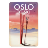 Oslo zum Ski Magnet (Vertikal)