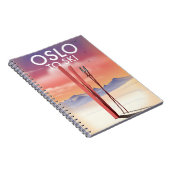 Oslo zum Ski Notizblock (Rechte Seite)