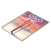 Oslo zum Ski Notizblock (Linke Seite)