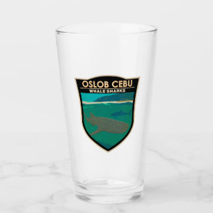 Oslob Cebu Philippinen Walhai Reise Vintage Glas