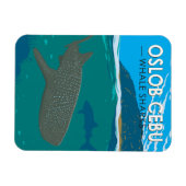 Oslob Cebu Philippines Whale Shark Travel Vintag Magnet (Horizontal)