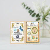 OSM - Osmium Horn Unicorn Game Card Postkarte (Stehend Vorderseite)