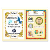 OSM - Osmium Horn Unicorn Trading Card Tischnummer (Vorderseite)