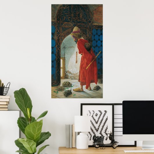 Osman Hamdi Bey Die Tortoise Trainerin Poster (Heimbüro)