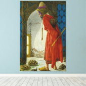 Osman Hamdi Bey The Tortoise Trainer (1900) Leinwanddruck (Insitu (Holzboden))