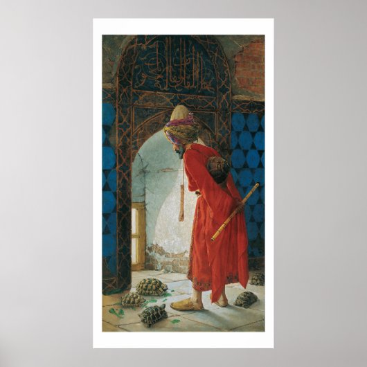 Osman Hamdi Bey The Tortoise Trainer Poster (Vorne)