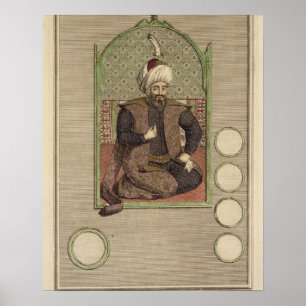 Osman I (1259-1326) founder of the Ottoman Empire Poster