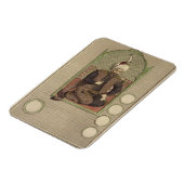 Osman I (1259-1326) Gründer des Osmanischen Reiche Magnet (Linke Seite)