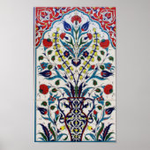 Osmanische Türkei Arabesque Alte Tile Poster (Vorne)