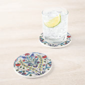 Osmanische Türkei Arabesque Alte Tile Untersetzer (Seite)