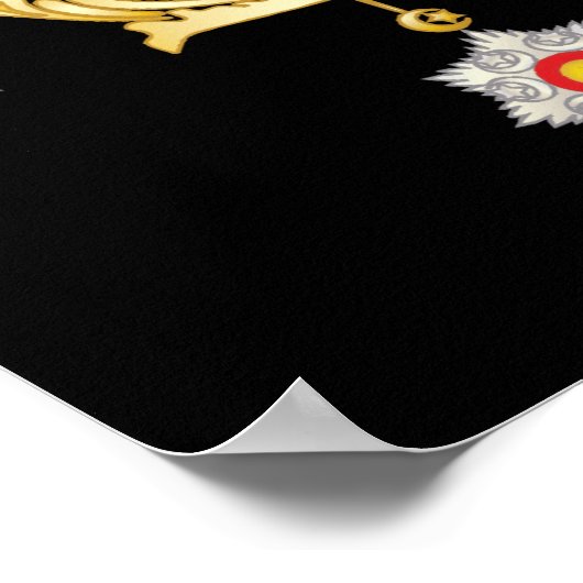 Osmanische Wappen Poster (Ecke)