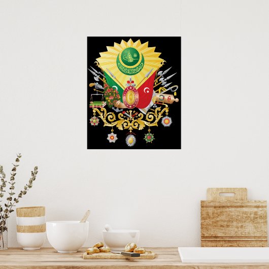 Osmanische Wappen Poster (Küche)