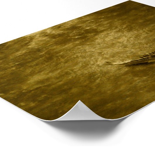 Osmanisches Boot Poster (Ecke)