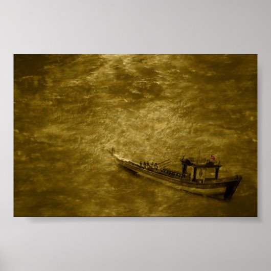 Osmanisches Boot Poster (Vorne)