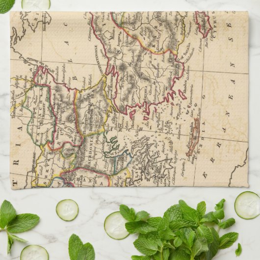 Osmanisches Reich Geschirrtuch (Gefaltet)