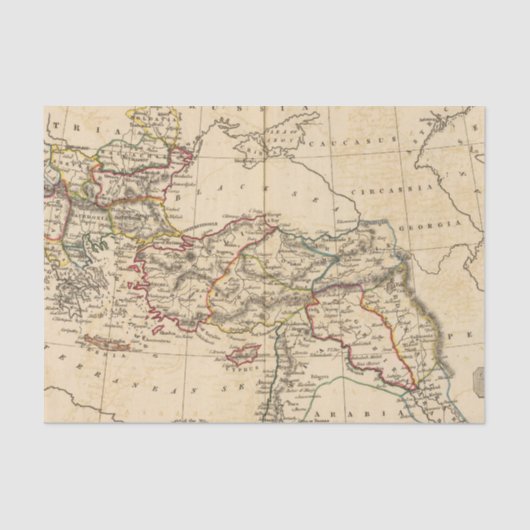 Osmanisches Reich Seidenpapier (Vorderseite)