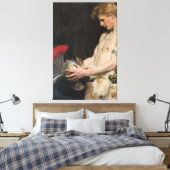 Osmar Schindler Germanischer Krieger mit Helm (190 Leinwanddruck (Insitu (Schlafzimmer))