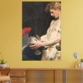 Osmar Schindler Germanischer Krieger mit Helm (190 Leinwanddruck (Insitu (Wohnzimmer))