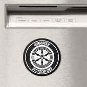 Osnabrück Round Emblem Magnet (In Situ (Geschirrspüler))