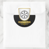 Osnabruck Runder Aufkleber (Tasche)