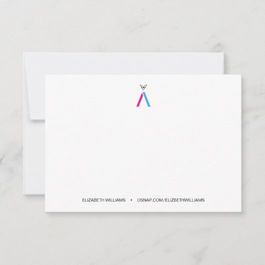 O'Snap Botschafter Hinweis Dankeschön Karte (Vorderseite)