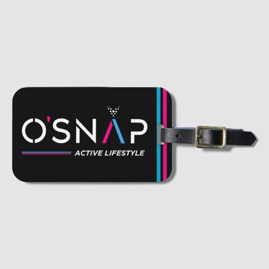 O'Snap-Gepäckmarke Gepäckanhänger (Vorderseite (Horizontal))