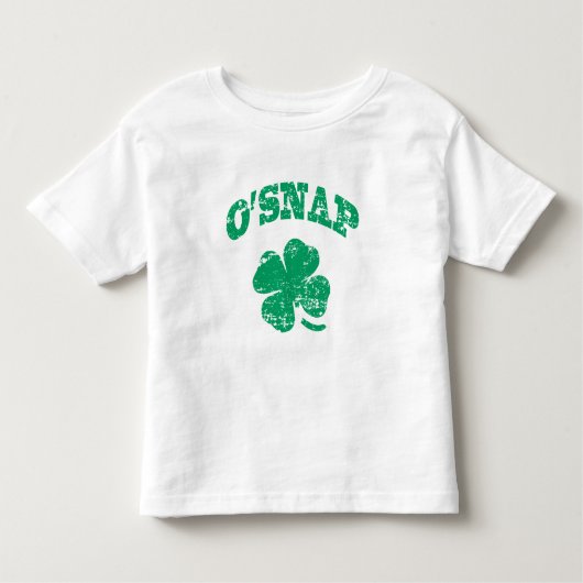 O'SNAP - Lustigen St Patrick Kleinkind T-shirt (Vorderseite)