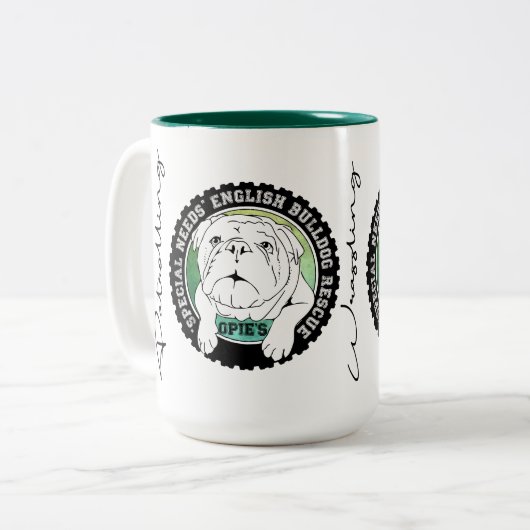 OSNEB Rettung Zwei-Tonte Tasse (Vorderseite Links)